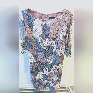Tahari ASL Lace Sheath Dress, size 12